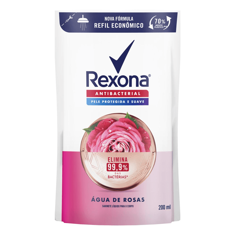 Refil Sabonete Líquido Rexona Antibacterial Erva-Doce 200ml