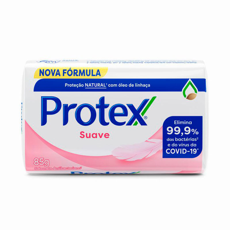 Sabonete em Barra Protex Suave 85g | Farmácia Online Drogal