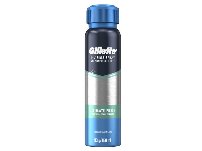 Desodorante Gillette Invisible Spray Ultimate Fresh 93g