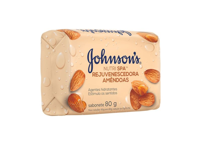 Sabonete Johnson's Nutri SPA Rejuvenescedora Amêndoas 80g