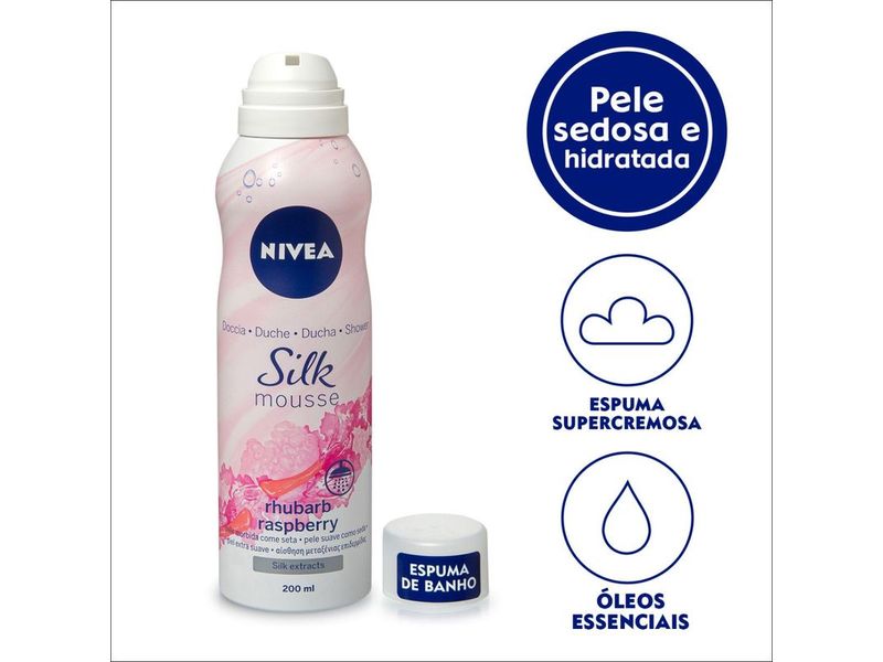 Espuma-para-Banho-Nivea-Silk-Mousse-Raspberry-200ml
