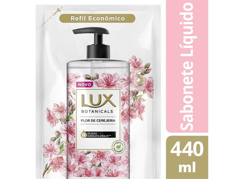 Sabonete Liquido Lux Flor de Cerejeira Refil 440ml