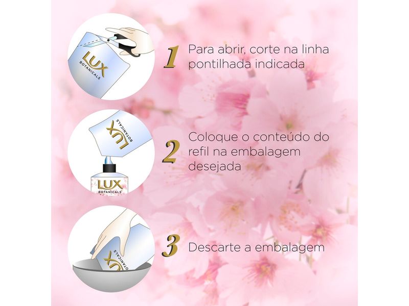 Sabonete Liquido Lux Flor de Cerejeira Refil 440ml
