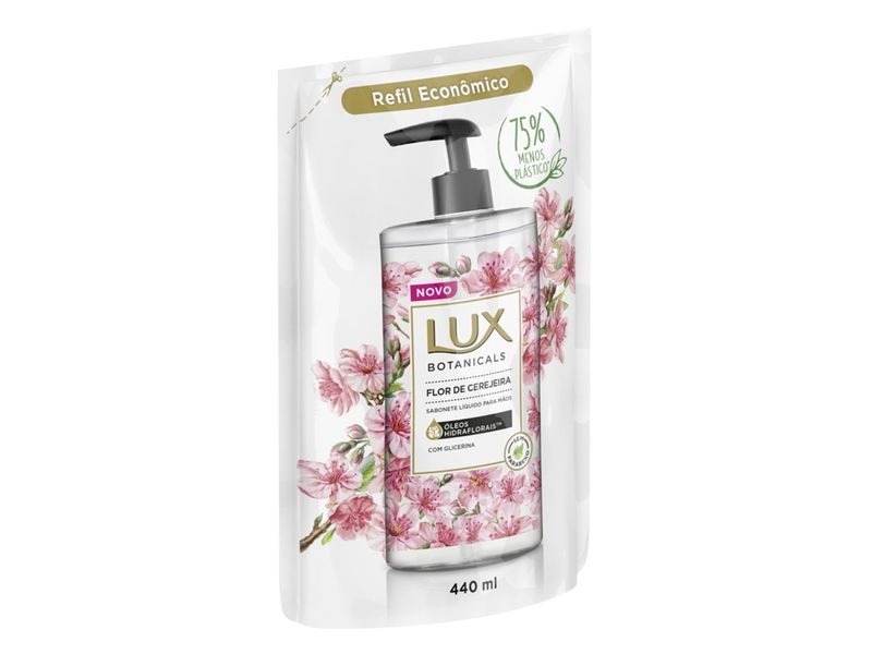 Sabonete Liquido Lux Flor de Cerejeira Refil 440ml