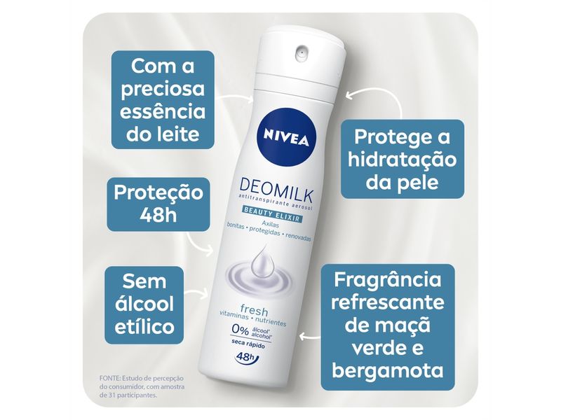 Desodorante Aerosol Nivea Deomilk Fresh 150ml