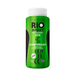 Talco Desodorante Para os Pés Rio Sport Canforado 100g