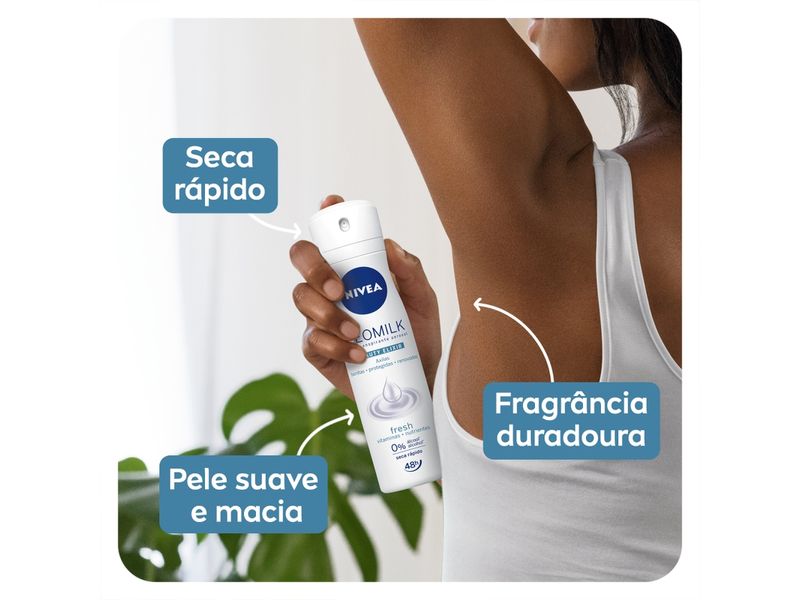 Desodorante Aerosol Nivea Deomilk Fresh 150ml