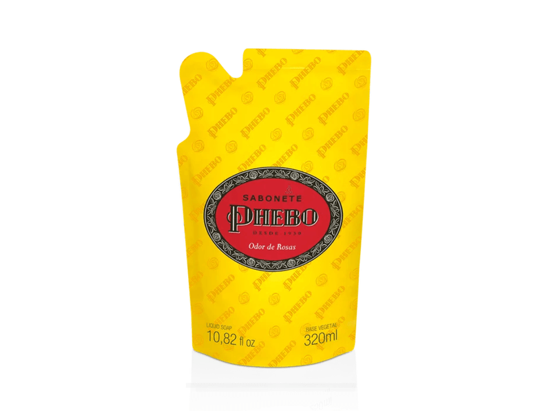 Refil Sabonete Líquido Phebo Odor de Rosas 320ml