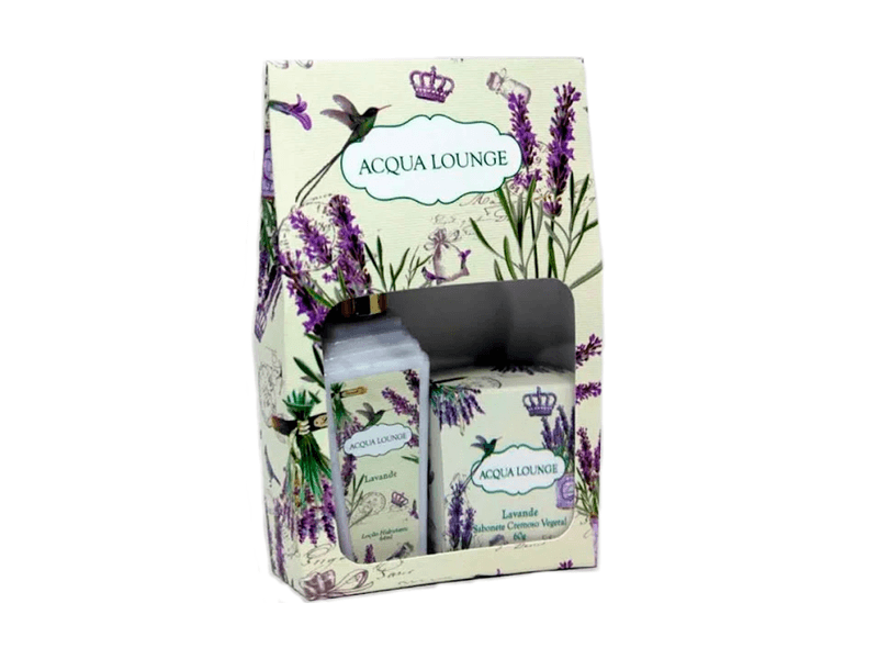 Kit-Coffret-Acqua-Longe-Ever-Care-Lavanda-Locao-Hidratante-64ml---Sabonete-60g
