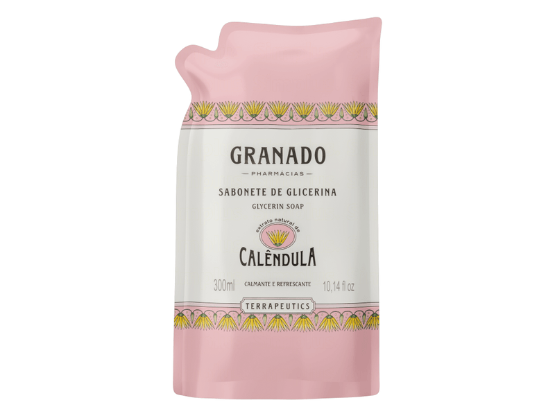 Refil Sabonete Líquido Granado Calêndula 300ml