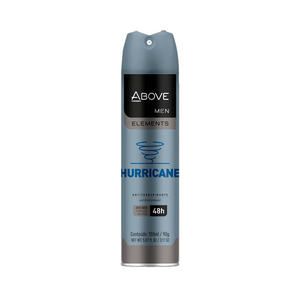 Desodorante Antitranspirante Aerossol Above Men Elements Hurricane 48h 150ml