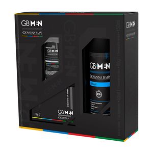 Kit Desodorante Aerosol Antiperspirante GB-Men Urban 150ml + Sabonete em Barra Giovanna Baby GB-Men 90g + Gel Higienizante GB-Men 60ml