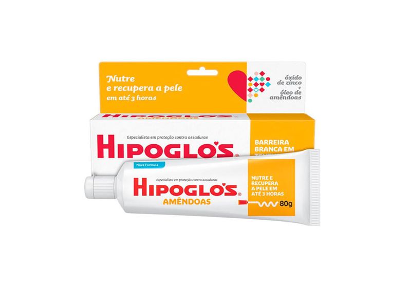 Creme Preventivo de Assaduras Hipoglós Amêndoas 80g