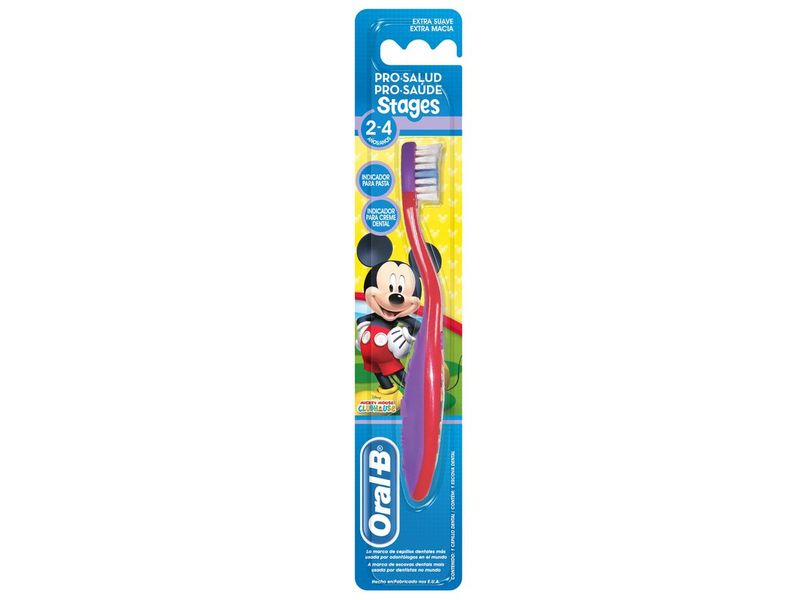 Escova-Dental-Pro-Saude-Stages-2-Mickey-Minnie-1-Unidade