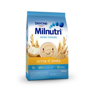 Cereal Infantil Milnutri Arroz e Aveia 230g