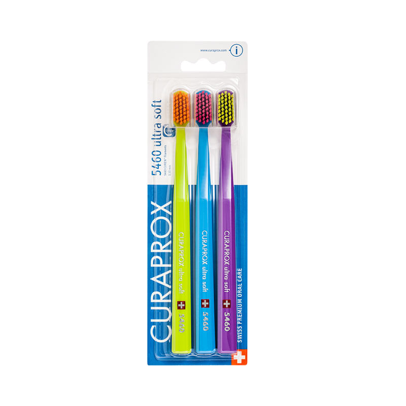 Escova Dental Curaprox 5460 Ultra Soft Trio Escova Dental Curaprox 5460 Ultra Soft Trio