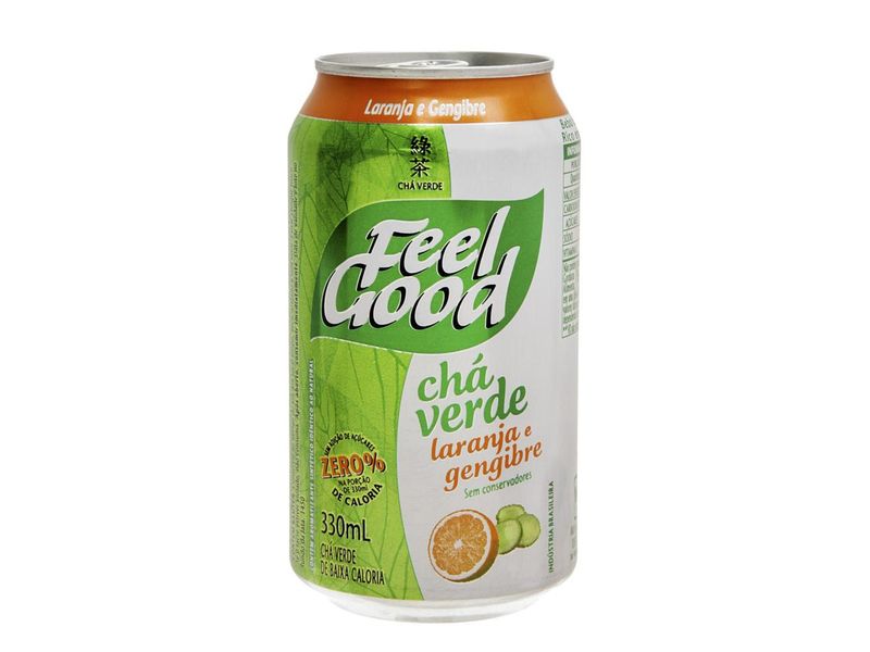 Cha-Feel-Good-sem-Adicao-de-Acucar-Cha-Verde-com-Laranja-e-Gengibre-330ml