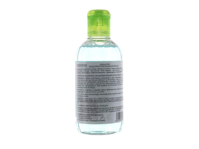 Sébium H2O Solução Micelar 250ml