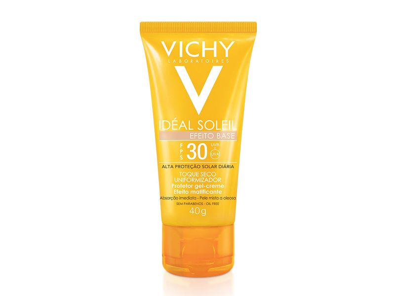 Protetor-Solar-Facial-Vichy-Ideal-Soleil-Efeito-Matificante-FPS30-Cor-Clara-40g