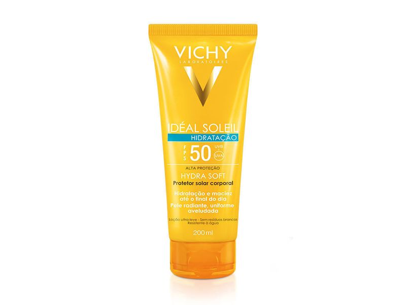 Protetor-Solar-Corporal-Vichy-Ideal-Soleil-Hydrasoft-FPS50-200ml