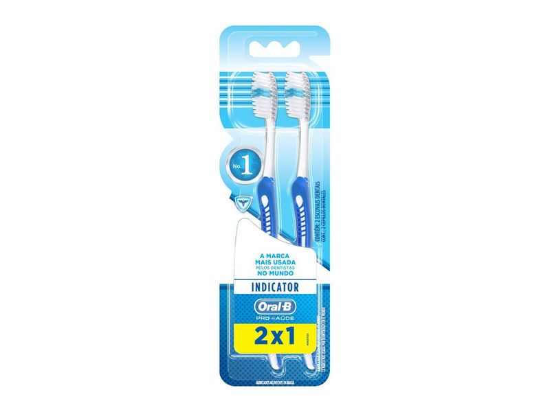 Escova Dental Oral-B Indicator Plus 35 - 2 Unidades