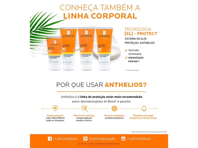 Protetor Solar La Roche-Posay Anthelios XL Protect FPS70 120ml