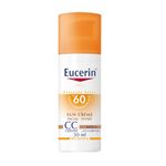 Protetor-Solar-Facial-Eucerin-CC-Cream-Sun-FPS60-Media-50ml