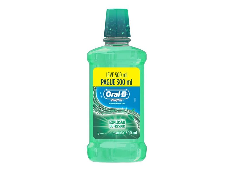 Antisséptico Bucal Oral-B Complete Hortelã 500ml
