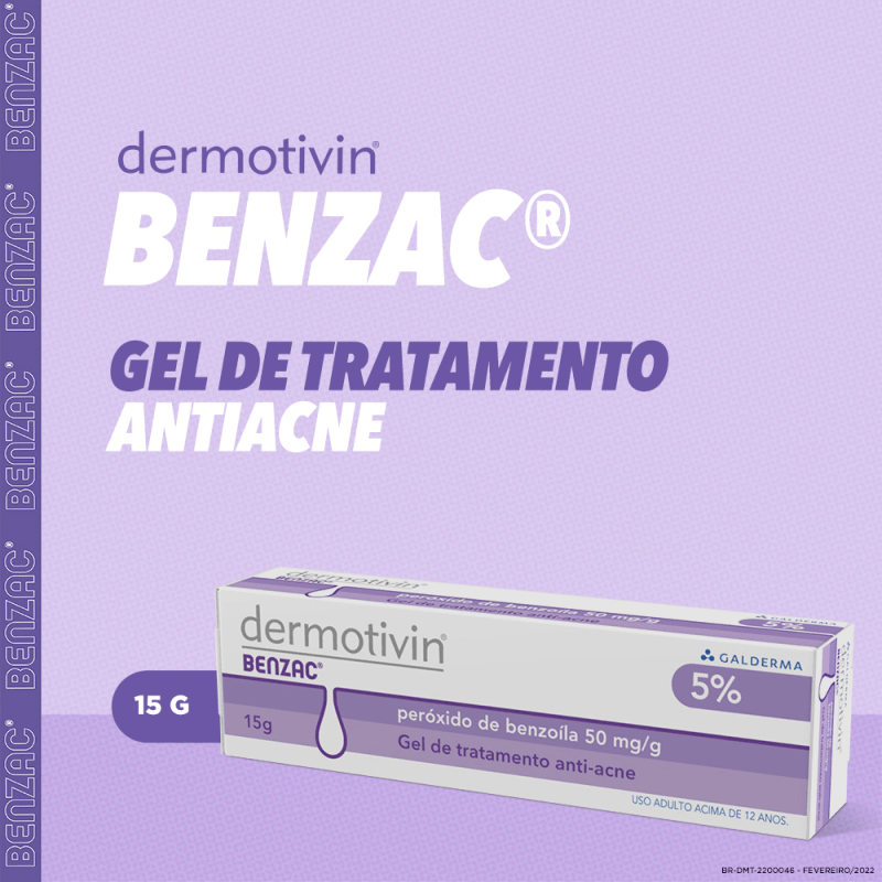 Dermotivin Benzac 5% Gel Antiacne 15G