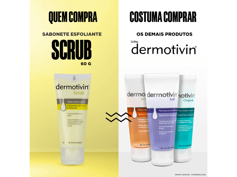 Sabonete-Dermotivin-Scrub-Bisnaga-60g