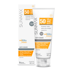 Protetor Solar Facial Sunmax Anti-idade FPS50 60g