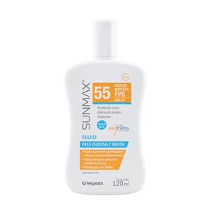 Protetor Solar Sunmax Fluid FPS55 120ml