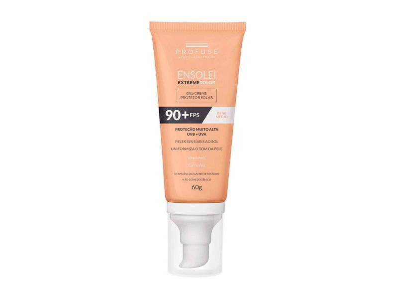 Protetor-Solar-Facial-Profuse-Ensolei-Extreme-Color-FPS90-Bege-Medio-60g