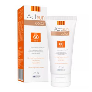 Protetor Solar Actsun Color FPS60 60ml