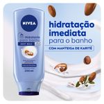 Hidratante Desodorante para Banho Nivea Soft Milk 250ml