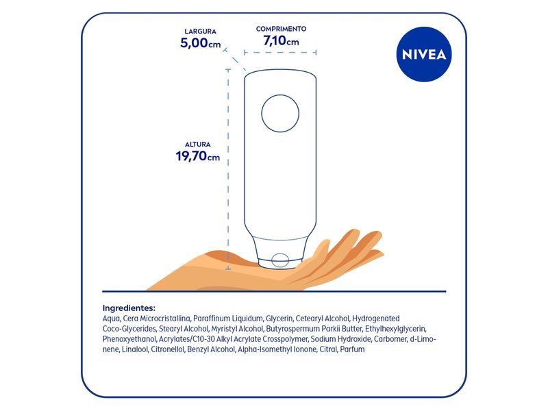 Hidratante Desodorante para Banho Nivea Soft Milk 250ml