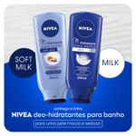 Hidratante Desodorante para Banho Nivea Soft Milk 250ml