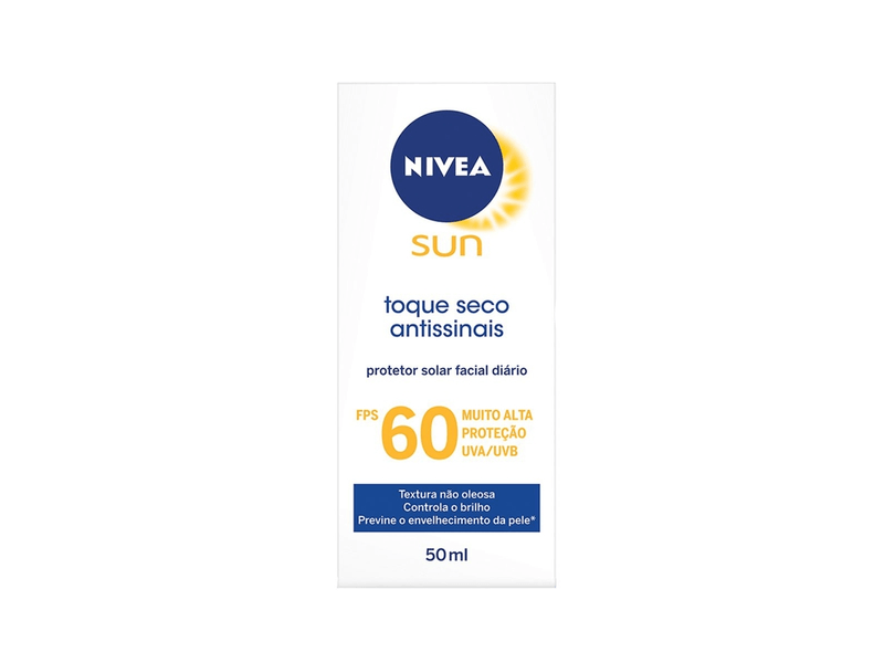 Protetor-Solar-Facial-Antissinais-Nivea-Sun-Toque-Seco-FPS60-50ml