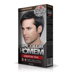 Tonalizante Biocolor Homem Castanho Escuro