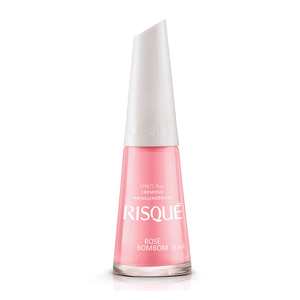 Esmalte Risqué Rosas Cremoso Rosé Bombom 8ml