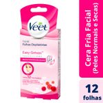 Folha-Depilatoria-Facial-Veet-Pele-Normal-e-Seca-12-Folhas