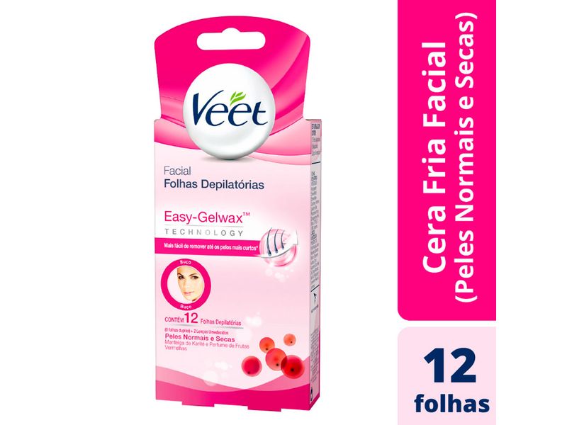 Folha-Depilatoria-Facial-Veet-Pele-Normal-e-Seca-12-Folhas