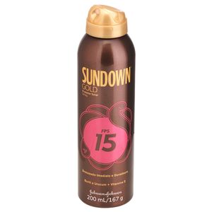 Protetor Solar Sundown Gold Spray FPS15 200ml