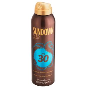 Protetor Solar Sundown Gold Spray FPS30 200ml