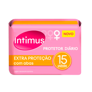 Protetor Diário Intimus Days com Abas 15 Unidades