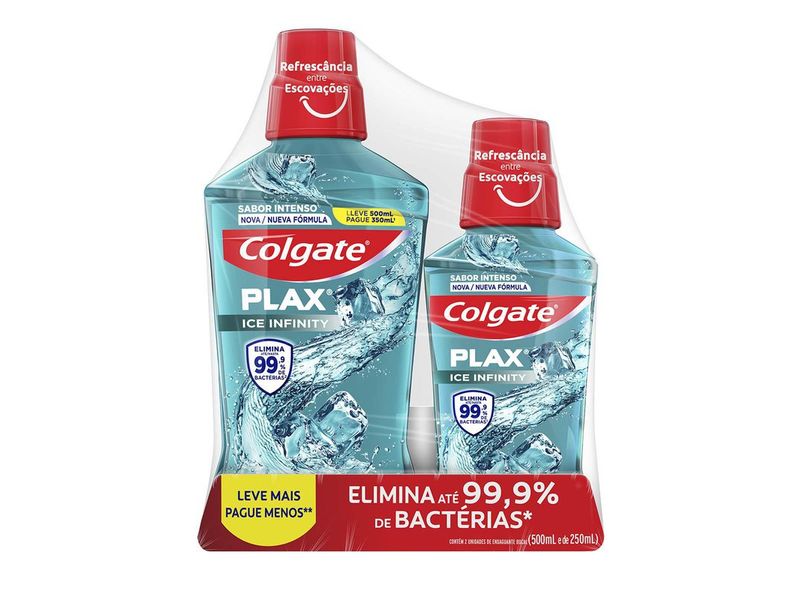 Kit-Enxaguante-Bucal-Colgate-Plax-Ice-Infinity-500ml---Enxaguante-Bucal-Colgate-Plax-Ice-Infinity-250ml