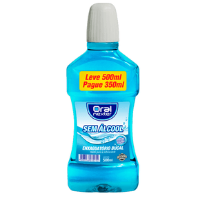 Enxaguatório Bucal Oral Nexter Sem Álcool Sabor Menta Suave 500ml