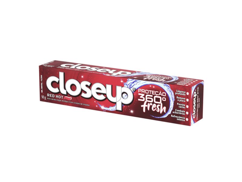 Gel-Dental-Closeup-Protecao-360º-Fresh-Red-Hot-90g