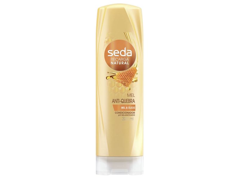 Condicionador Seda Recarga Natural Mel Anti-Quebra 325ml