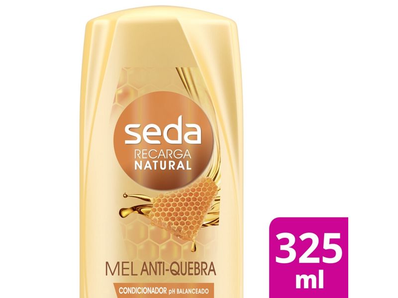 Condicionador-Seda-Recarga-Natural-Mel-Anti-Quebra-325ml